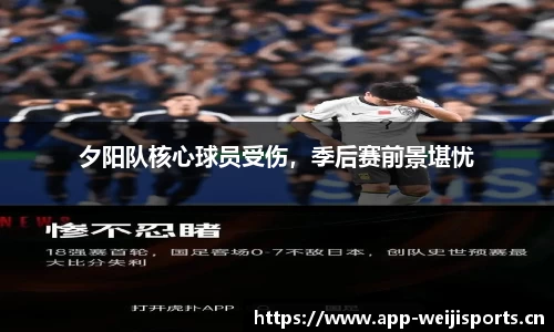 夕阳队核心球员受伤，季后赛前景堪忧